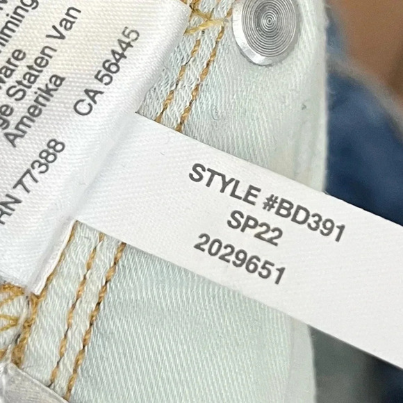 J. Crew Size 29 Mid-Rise Demi-Boot Crop Jeans Raw Hem Kick Flare Denim Size 8/29 - Picture 11 of 12